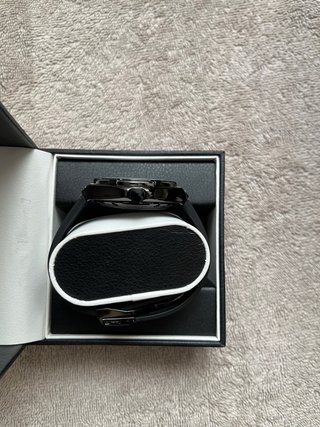 Reloj Hublot Automático Cuero Marrón Negro