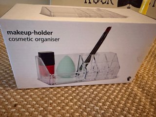Organizador de maquillaje acrílico