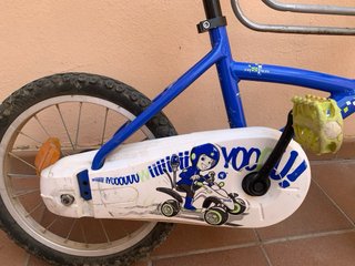 Bicicleta infantil azul BTWIN