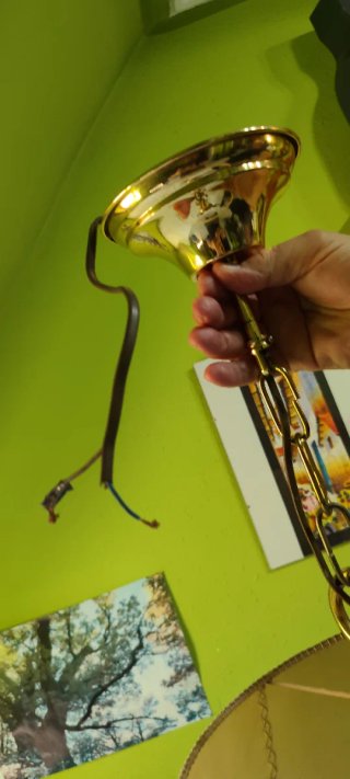 Lámpara de techo colgante dorada y beige