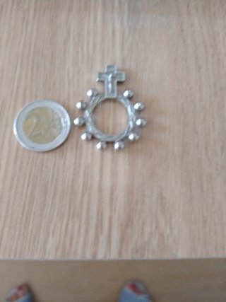 Rosario de dedo con cruz