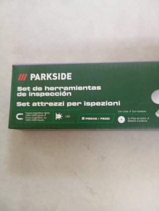 Parkside Set Herramientas Inspección imantadas