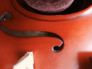 Violín Kreutzer 3/4 con funda y arco