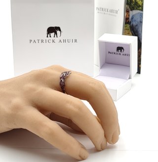 Anillo Plata con Rubíes Naturales