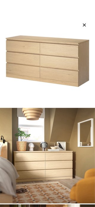 Cajonera Malm Ikea Madera