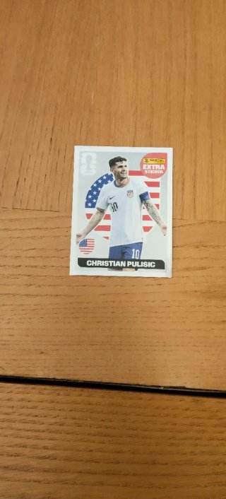 Cromo Pulisic Mundial Extra Sticker