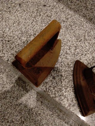 2 Antiguas Planchas de Hierro