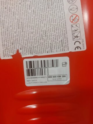 Trineo Rojo Decathlon