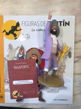 Figura Tintin el caballero Francisco de Hadoque