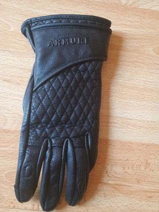 Guantes de moto ARMURE mujer negros