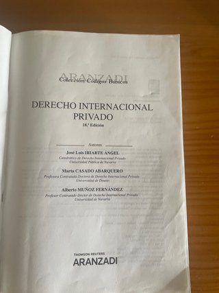Derecho internacional privado