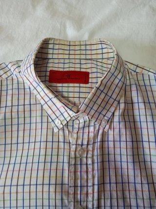 Camisa CH de cuadros multicolor Talla 17'5