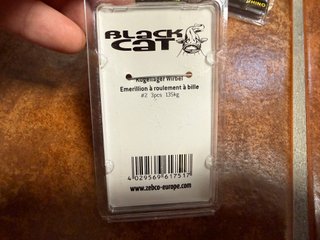 Lote 5 x BLACK CAT Ball Bearing Swivel no2 135kg