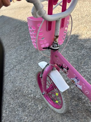 Bicicleta infantil rosa Minnie Mouse
