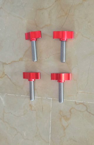Kit 4 Tornillos Foil sin herramientas