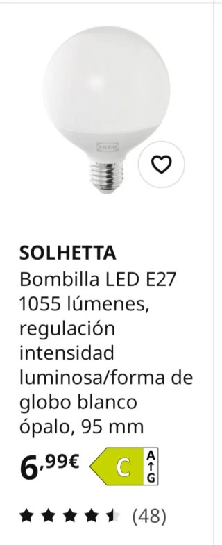 LÁMPARA TECHO IKEA