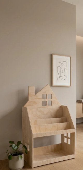 Scaffale Montessori per Bambini 2 in 1 Libreria Nuovo