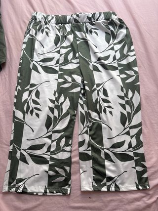 Conjunto Verano Mujer Verde y Blanco