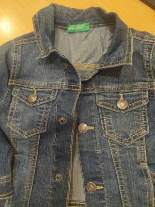 Chaqueta tejana Benetton niño 12/24 meses