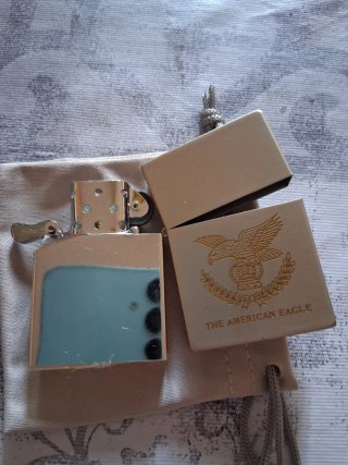 Mechero TIPO  zippo The American Eagle