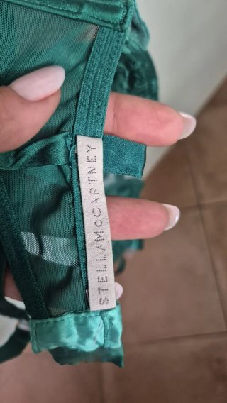 Reggiseno verde pizzo