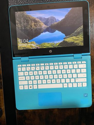 Portátil HP Táctil Reversible Azul NEGOCIABLE