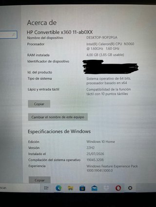Portátil HP Táctil Reversible Azul NEGOCIABLE