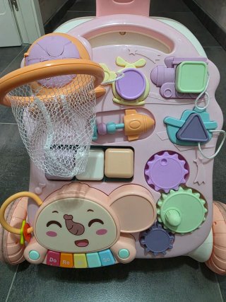 Andador Carrito Musical Bebé Rosa