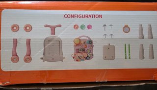 Andador Carrito Musical Bebé Rosa