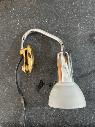 Focos para espejo baño dorados y plateados