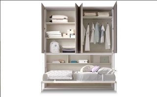 CAMA ABATIBLE CON ARMARIO SUPERIOR BSC4.