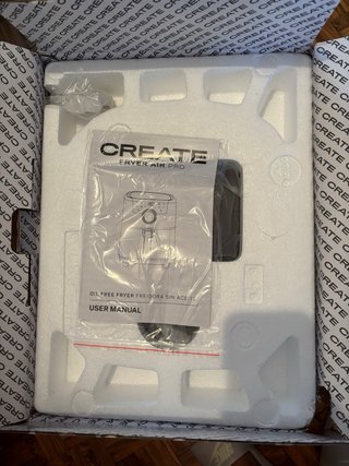 Freidora de aire CREATE NUEVA!