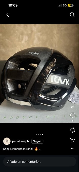 Kask Elemento Negro Talla M