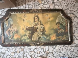 Cuadro Virgen del Carmen Antiguo