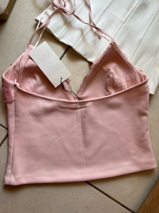 Lote 2 Tops Zara Talla L