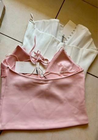Lote 2 Tops Zara Talla L