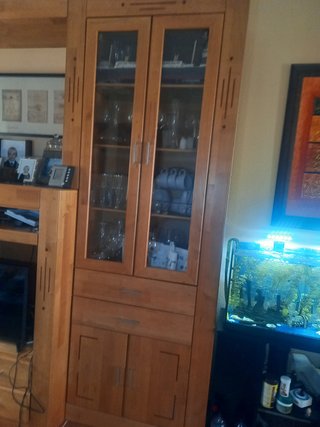Mueble de salón madera maciza