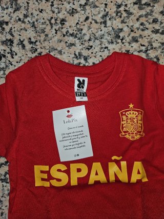 Camiseta España Talla 2 años