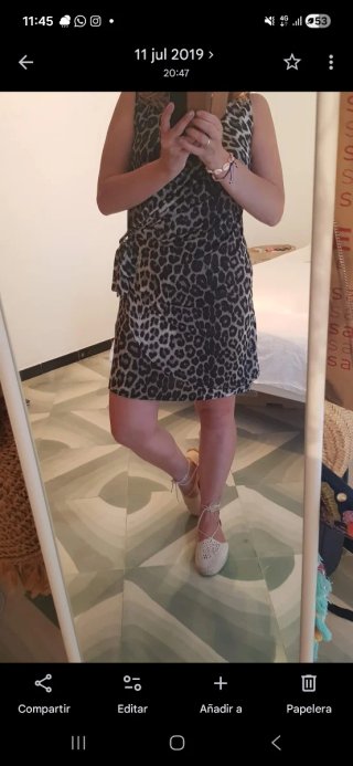 Vestido Verano Talla M Floral