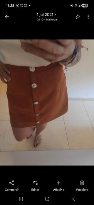 Vestido Verano Talla M Floral