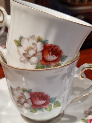 Juego de Café Vintage Porcelana Bidasoa Completo