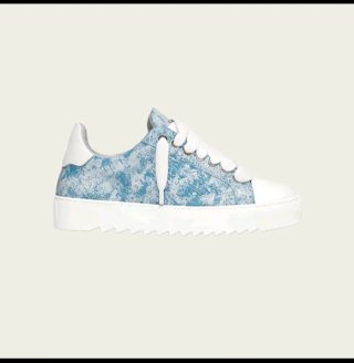 Zapatillas  azules y blancas