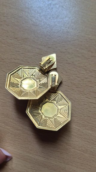 Orecchini oro con pietra turchese