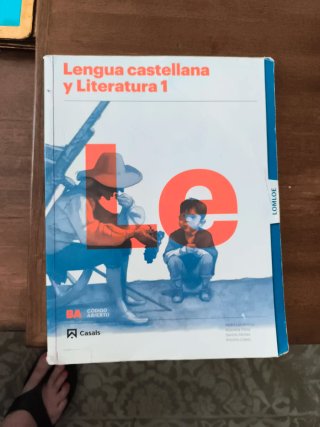 Lengua castellana y literatura 1, Le Bachillerato