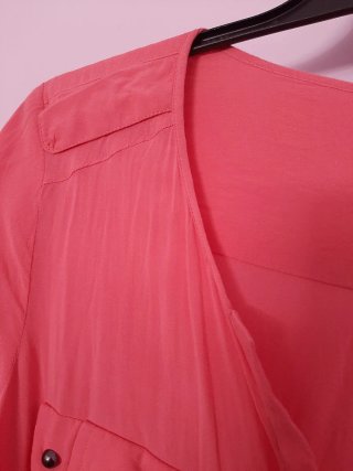 Camisa Cortefiel Talla L Naranja