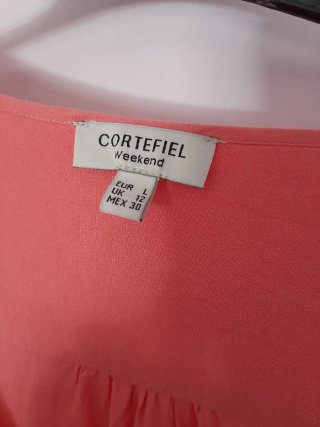 Camisa Cortefiel Talla L Naranja