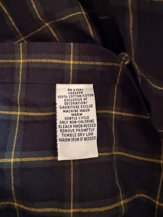 Camisa Ralph Lauren cuadros azul y amarillo