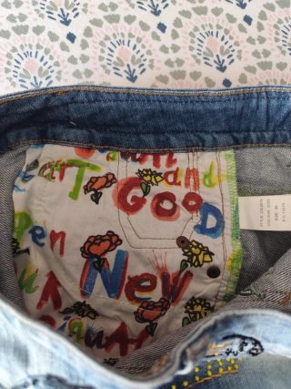 Pantalón corto vaquero Desigual mujer