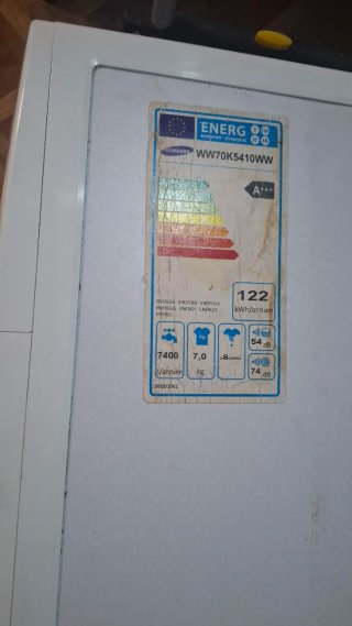 Lavadora Samsung ecobubble 7.0kg
