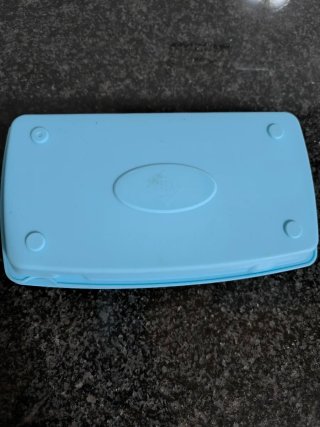 Escurre biberones portátil azul
